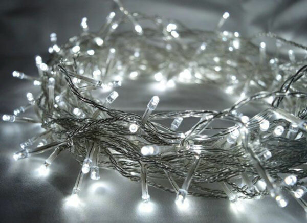 ΛΑΜΠΑΚΙΑ LED 140L 10m ΜΕ ΠΡΟΓΡΑΜΜΑ ΨΥΧΡΟ 31V IP44 ΔΙΑΦΑΝΟ ΚΑΛΩΔΙΟ Φ3mm EVIVAK Κωδικός:841035