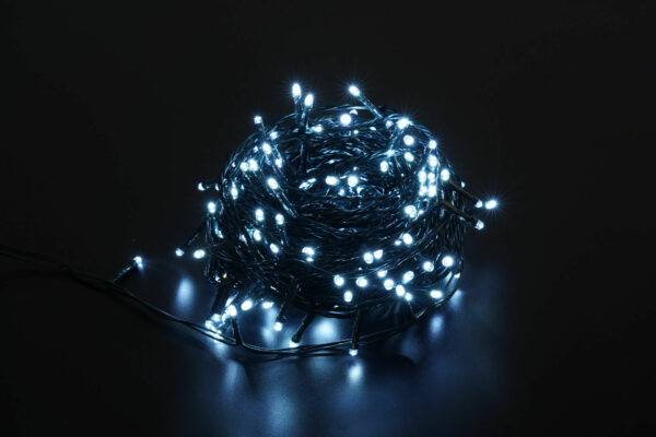 ΛΑΜΠΑΚΙΑ LED 140L 10m ΜΕ ΠΡΟΓΡΑΜΜΑ ΨΥΧΡΟ 31V IP44 ΠΡΑΣΙΝΟ ΚΑΛΩΔΙΟ Φ3mm EVIVAK Κωδικός:841033